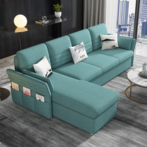 Sofa Bed Multifunction Dual-use Small Household Type Foldable Storage Living-room Variable Beds Sofa Double push-pull sitting room 2m