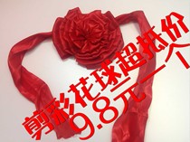 Big Red Flowers Cheerleading Celebration Cut Color Supplies Wedding Car New Car Big Red Bouquet Awards Recognition Silk Bouquet