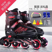 Remove skating four-wheeled girls in-line single row large size shoes buckle Mens children n adults childrens roller skates Boys Men