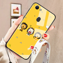 oppoa79 mobile phone case women a79kt protective cover opopopa glass shell anti-fall male a79t mirror Tide brand net red a79k personality creative all-inclusive ins cartoon cute op