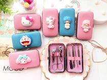 7-piece set cartoon nail clipper set kt Nail clipper Pedicure set Stainless steel manicure Nail tool set