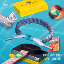 RASTACLAT official lion cub limited series back to the Future Classic men and women shoelace bracelet