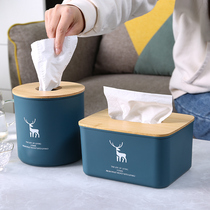 Minimalist Nordic paper towel box Home living room tea table Toilet Paper Bedroom Bedside Desktop Creative Paper cylinder