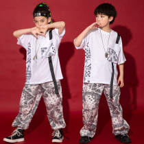 61 children cast out to serve boy hip hop Costume Street Dance Suit Performance Dresses Women Jazz Dance Boomer Boomer