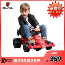 American rollplay Childrens electric four-wheeled go-kart can sit on the child f1 racing car for boys and girls toys