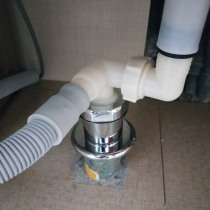 Sewing anti-odor floor drain special connector three-way air conditioning drain sewer anti-odor and overflow water device toilet cover