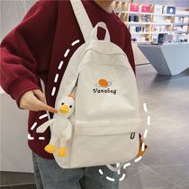 School bag female Korean version Harajuku ulzzang college student backpack High school Hyuna large capacity campus ins wind backpack