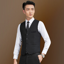 Autumn groom wedding male vest suit slim business suit best man brother western wedding suit vest