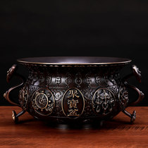 Pure copper eight treasures cornucopia home Fortune ornaments small living room entrance TV cabinet wine cabinet crafts ornaments