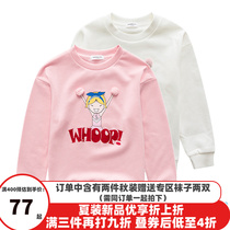 Bara Bara girls 2019 spring and autumn female childrens long-sleeved sweater cartoon fashion T-shirt 21213190107