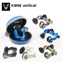 台湾 Taiwan vdive professional free diving nose clip non-slip anti-choking water swimming nose clip equipment