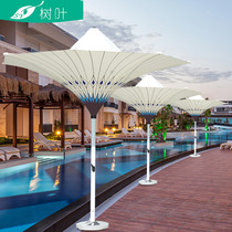 Parkshade decorated parachute with LED lightRome umbrella outdoor parachute chair parachute chair parachute