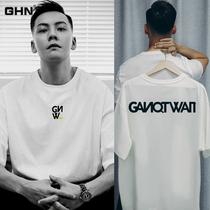 Cang Shi Yishi loose short sleeve T-shirt men and women Hong Kong style couples dress summer Chen Wei Ting star same coat ins tide