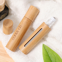 Japanese household ball sub-bottle bamboo oil bottle high grade perfume bottle mini travel portable glass small empty bottle