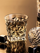 European wine cup crystal glass whiskey Cup household beer glass Net red creative ins Wind bar wine set