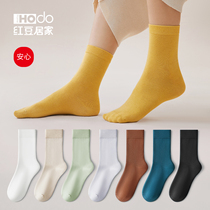 Rouge socks female Spring and Autumn Cotton Suction Anti-Steam Anti-Steam and Breathing Spring and Winter Lady in the Sweat and Fall