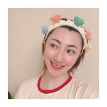 ins little red book color loving card hairpin hair band wash face hair stirrup headwear south korea brief