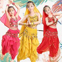 Childrens Indian dance costume children Xinjiang dance performance costume girl belly dance journey to the West dance costume stage