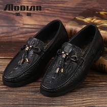 Summer Han Shift Shoes Driving Business England Leisure Shoes One-foot Lazy Shoes