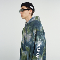 FPA (VENGETICE) spring tie-dyed SWEATER HOODIE national tide brand washed jacket hip-hop printing loose