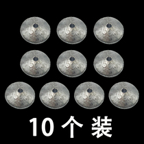 Plumbing plate hook long drop sea pole cake plate square ring flat lead heart anti-hanging bottom fishing accessories