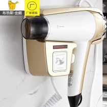 Hotel hotel bathroom hair dryer wall-mounted household hair dryer hot and cold wind silent high power no punching