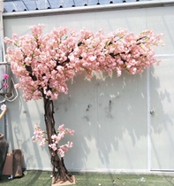 Simulation modeling cherry blossom peach blossom wishing encryption wax plum tree Hotel shopping mall hotel villa decoration decoration