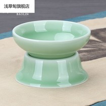 Longquan Tea Leaks Qing Porcelain Tea Filter Tea Filter Foam Tea Fixter Tea Separation Ceramic Tea Complex