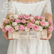 Fence simulation fake Bouquet decoration dining table living room ornaments decoration home indoor flower arrangement dry floral plastic potted plants