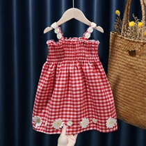 Female Baby Summer Clothing Pendant With Dress 2020 New Baby Boy Foreign Air Vest Skirt Girl Foreign Air Sleeveless Princess Dress