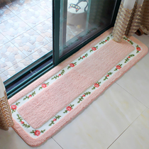 Cute little carpet girl bedroom bedside carpet Bathroom doormat Bathroom doorway Non-slip mat Absorbent mat