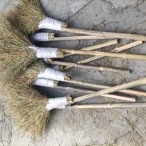 Add bamboo sweep hand broomstick clean the grass to sweep the road and clean the sanitation