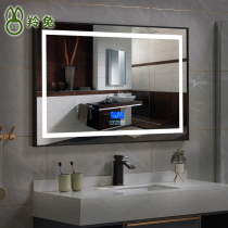 Hotel bathroom mirror with light led smart mirror Aluminum frame bathroom anti-fog mirror Bathroom wall mirror