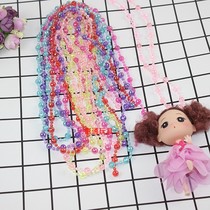 Confused doll necklace beads handmade doll DIY material hair simulation doll toy girl a roll of 20 meters