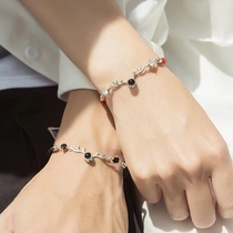  Couple bracelet female student Korean version of the best friend couple red rope bracelet long distance love a deer has your birthday gift female