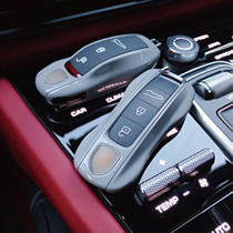 Porsche special gray key shell buckle simple new and old Cayenne macan911 Panamera 718Taycan