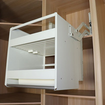 HOFFFNUNG High deep cabinet containing kitchen cupboard wardrobe deepened pull basket lifting cabinet embedded in lower pull-out basket