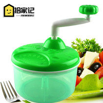  Multifunctional vegetable cutter Household dumpling stuffing machine Vegetable shredder Kitchen vegetable blender Manual meat grinder