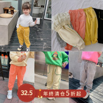 Girls winter clothes 2020 new Korean baby padded trousers children casual pants little girl plus velvet warm pants