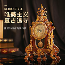 Le cube three-dimensional puzzle Retro seat clock Retro phonograph DIY handmade assembly model Home decoration toy