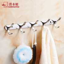 Diving boat hangers Hook Stainless Steel Thickened Bathroom Pendant Wall Platoon Hanger Door Rear Cloak Clothing Hook