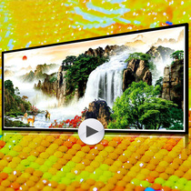 Shanshui 5D Crystal Diamond painting full of diamond masonry living room point stick drill cross stitch new large bedroom scenery
