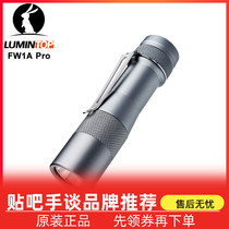 Lumintop Remingrabbit FW1A Pro XHP 50 2 led 500 Flow Ming 18650 End by hand