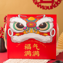 New Year 2022 gift boxes Packaging Tiger years Snow Flowers Crisp Candy Snacks Packaging Box Cookies Cookies Box Spring Festival Gift