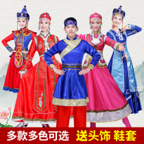 Mongolian dance costumes female minority Wind Mongolian adults living in Inner Mongolia Grassland Square Dance Out of service