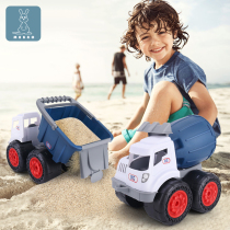 Beach Truck Toys Kids Excavator Baby Large Inertial Dump Truck Car Sand Excavation Engineering Vehicle Set