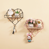 Nordic Ins Living Room Room Iron Art Wall Decoration Shelf Wall Pendants Wall Pendant Wall Accessories Creative Wall Accessories