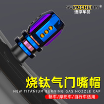 Motorcycle tire anti-theft valve cap electric valve cap alloy car air nozzle anti-release valve core cap