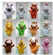 12 Zodiac animal hand puppet baby puzzle genus plush doll kindergarten teaching storytelling props