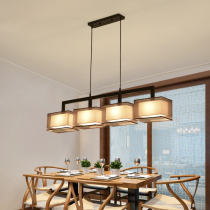 New Chinese Restaurant chandelier Three-head strip China Wind Zen Dining Room Dining Room Table Lamps Creativity Tea Room Bar Chandelier